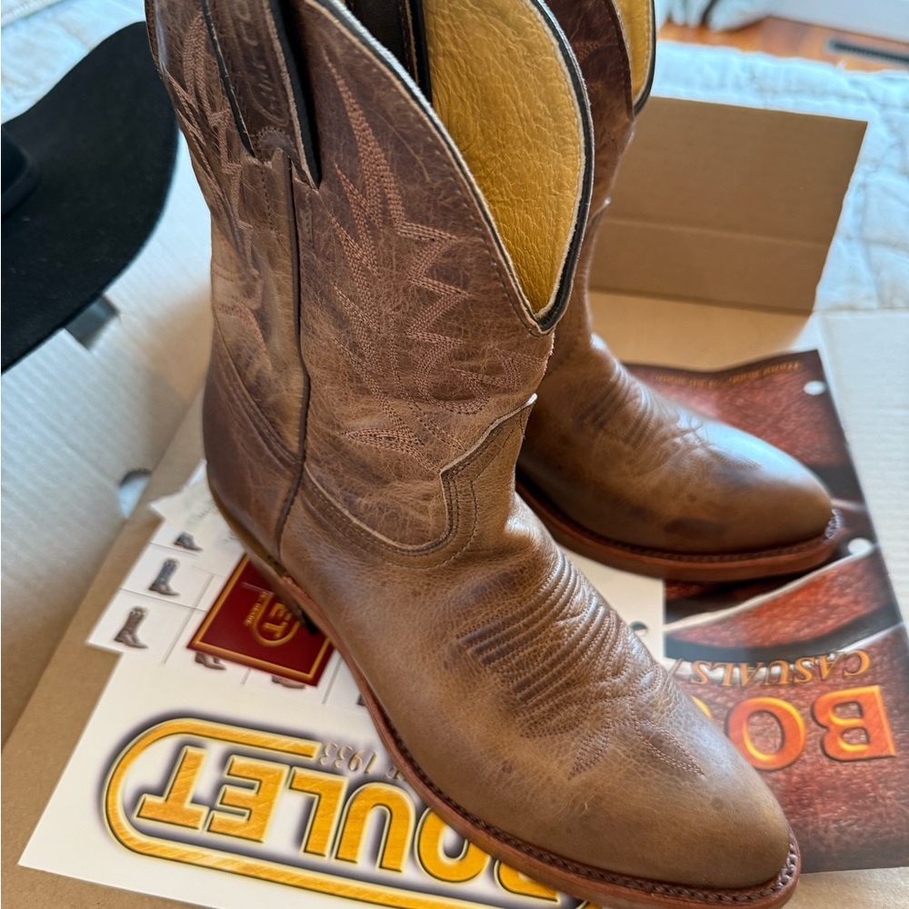 Boulet Cowboy leather boots